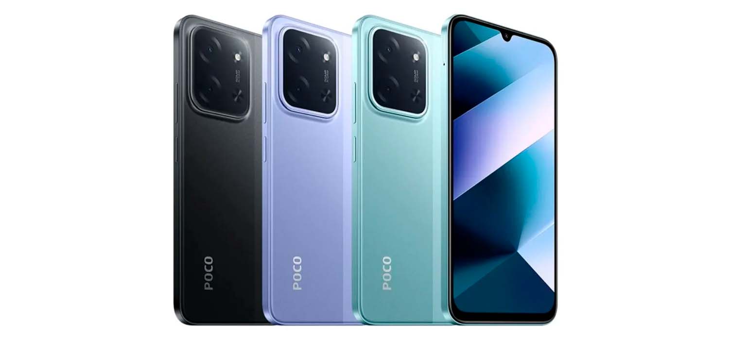 смартфон Xiaomi Poco C85 фронтальный вид