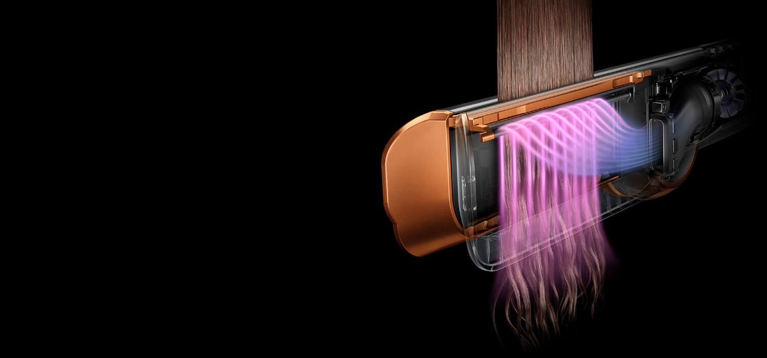 Выпрямитель Dyson Airstrait купить для бережного выпрямления и ухода за волосами Выпрямитель Dyson Airstrait для разглаживания волос