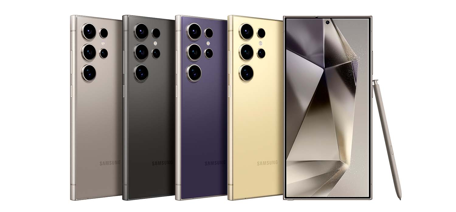 смартфон Samsung Galaxy S24 Ultra титановый корпус 6,8 дюйма