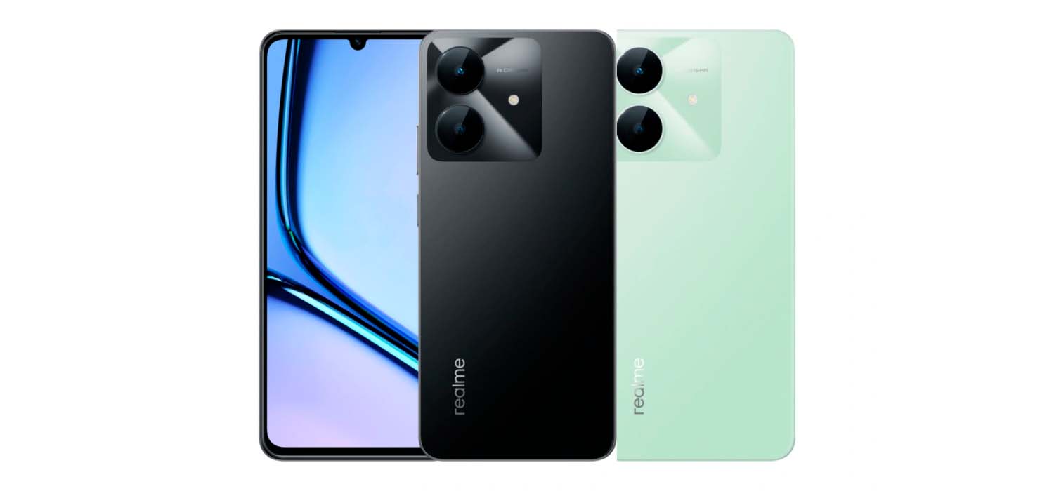 Realme Note 60X дешево в цветах Wilderness Green и Marble Black