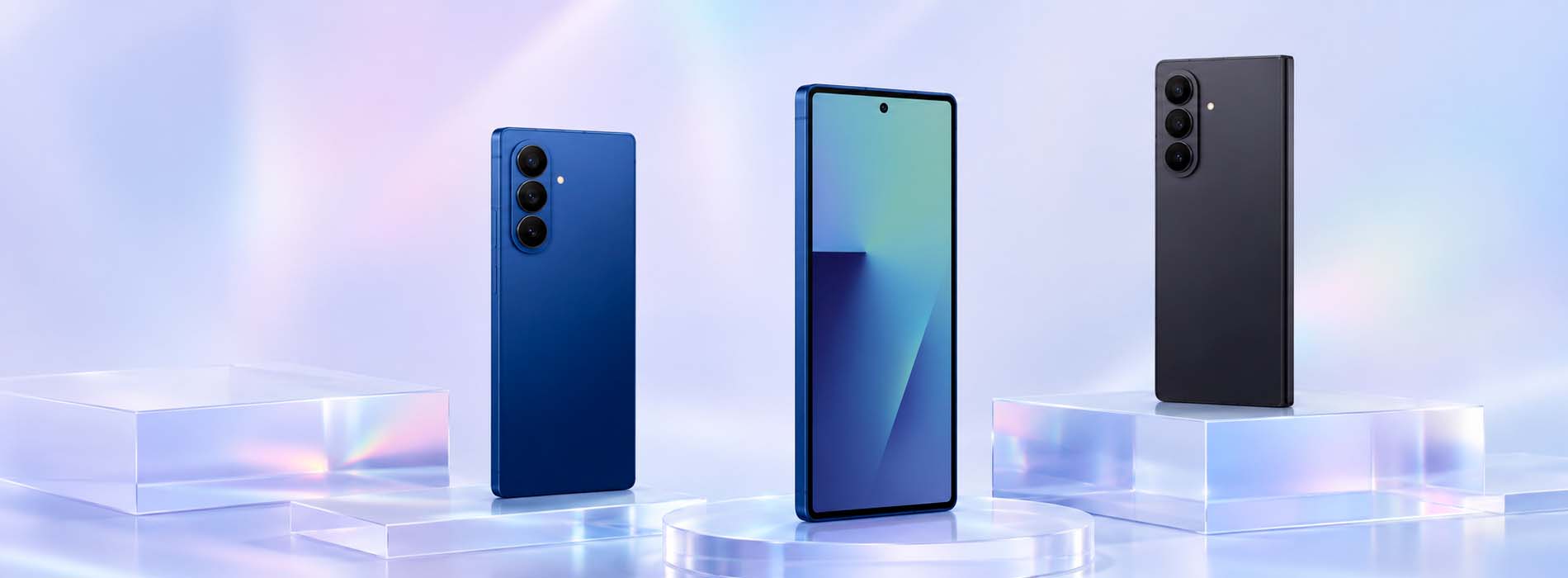 Galaxy Z Fold 7 и Z Flip 7 рядом Galaxy Z Fold 7 и Z Flip 7 рядом