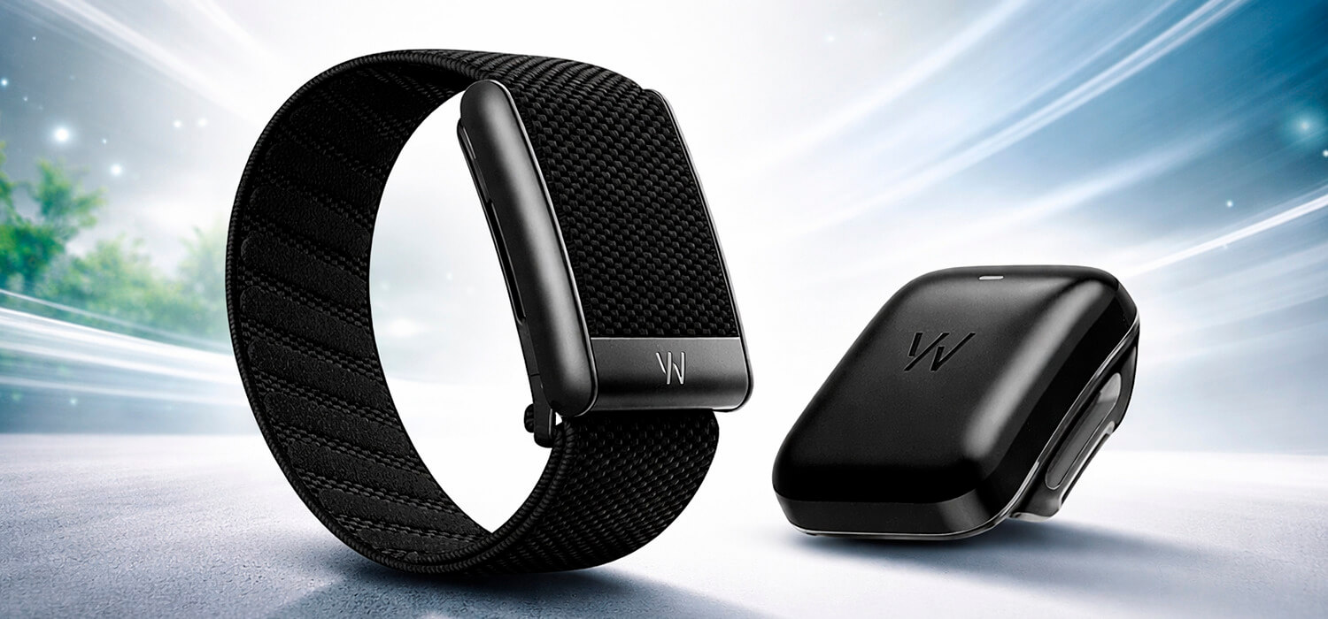 Оригинальный ремешок Whoop с сенсорами для непрерывного контроля пульса и восстановления Ремешок Whoop оригинал с оптическим пульсометром крупным планом