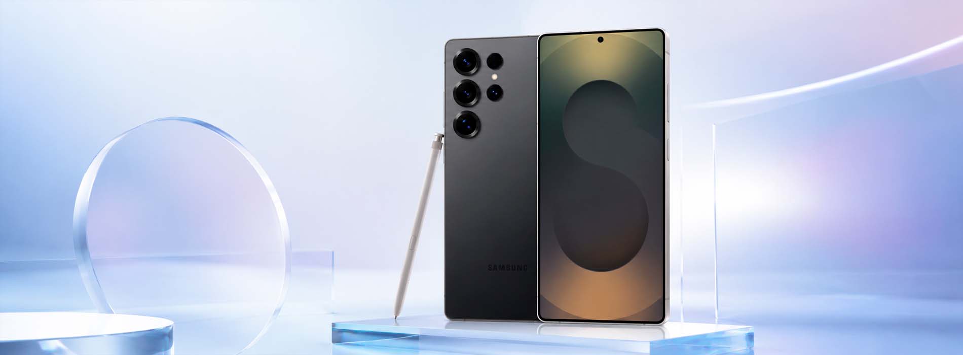 Samsung Galaxy S25 Ultra с большим экраном и камерой для фото и видео Samsung Galaxy S25 Ultra с большим экраном и камерой для фото и видео