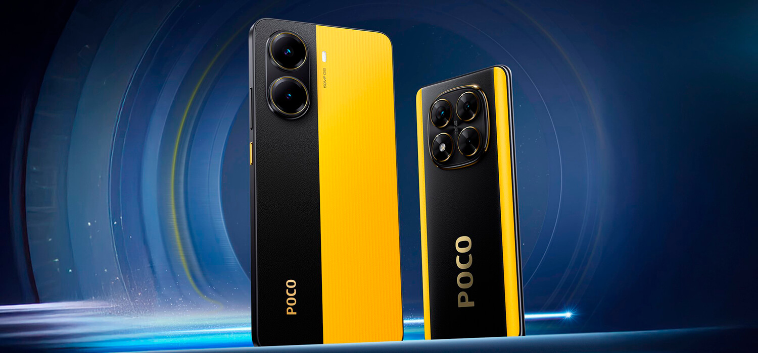 Смартфоны Xiaomi POCO для игр и работы с высокой производительностью Смартфоны Xiaomi POCO с мощным процессором и ярким экраном