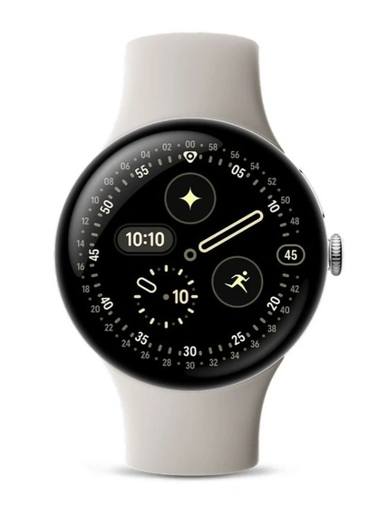 Умные часы Google Pixel Watch 4 Wi-Fi 45 мм Polished Silver