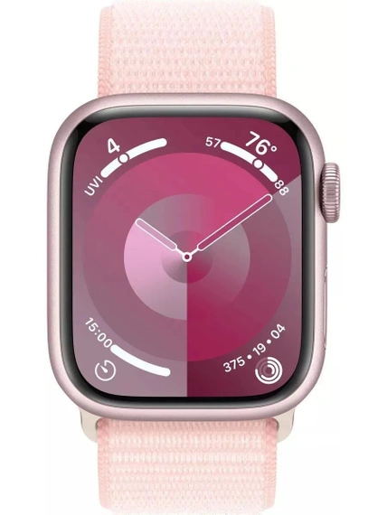 Умные часы Apple Watch Series 9 41 мм Aluminium Case GPS, Pink/Light Pink Sport L
