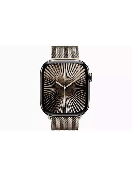 Умные часы Apple Watch S10 46 мм Cell, Slate Titanium, Slate Milanese Loop - S/M