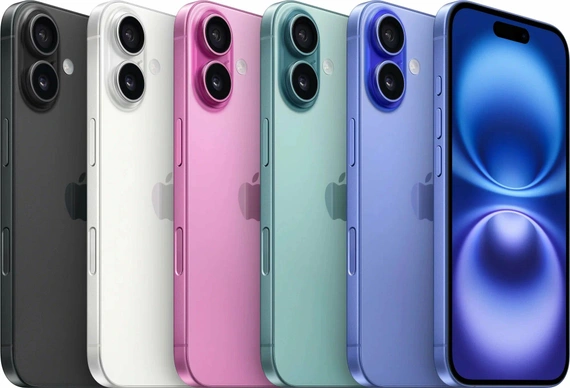 Смартфон Apple iPhone 16 256GB Teal eSim Only