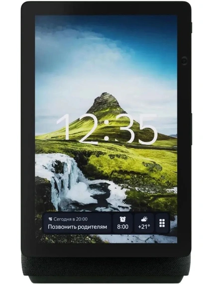 Умная колонка Яндекс Станция Дуо Макс с Алисой на YandexGPT YNDX-00055, зелёный, с Zigbee