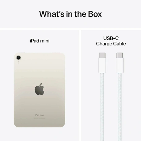 8.3" Планшет Apple iPad mini 2024, 512 ГБ, Wi-Fi, starlight