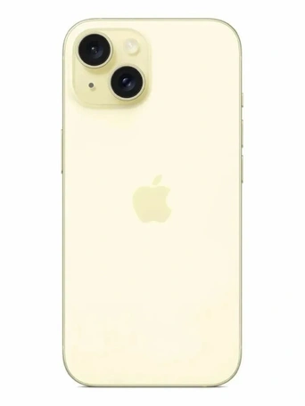 Смартфон Apple iPhone 15 Plus 128 ГБ, Dual: nano SIM + eSIM, желтый