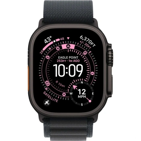 Умные часы Apple Watch Ultra 3 49 мм Black Titanium Case with Black Alpine Loop - M