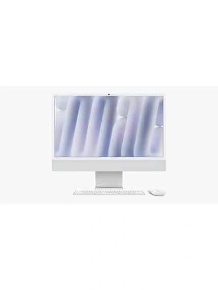 Моноблок Apple iMac 24 M4 10/10/16/256Gb Silver MWUU3