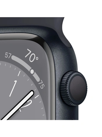 Умные часы Apple Watch Series 9 45 мм, Midnight Aluminium, Midnight Sport Band - S/M