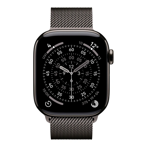 Умные часы Apple Watch S11 LTE 46 мм Slate Titanium Case with Slate Milanese Loop - M/L