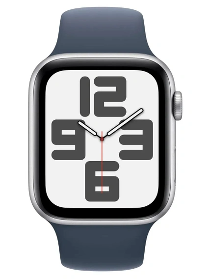 Умные часы Apple Watch SE 2023 40 мм, Silver Aluminium, Storm Blue Sport Band - M/L