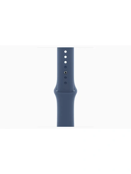 Умные часы Apple Watch S10 46 мм, Silver Aluminium, Denim Sport Band - M/L