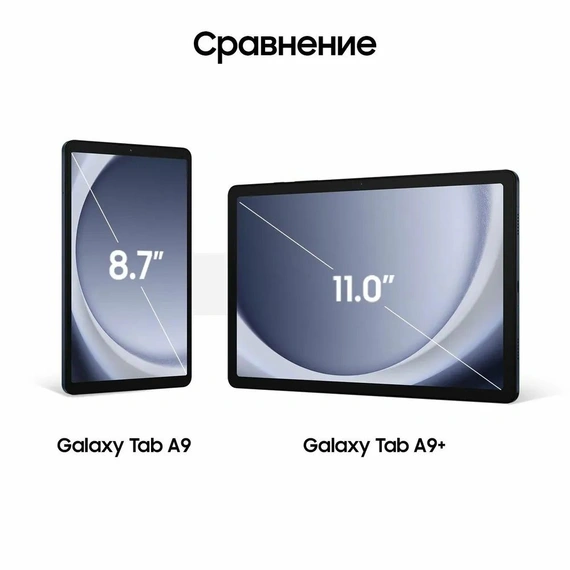 11" Планшет Samsung Galaxy Tab A9+ 2023, 4/64 ГБ, Wi-Fi + Cellular, Navy