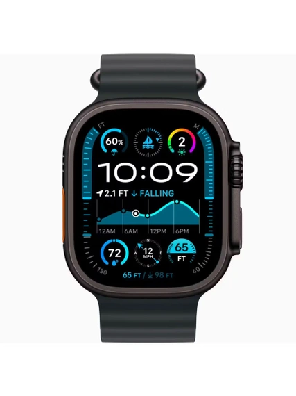 Умные часы Apple Watch Ultra 2 49 мм Cell, Black Titanium, Black Ocean Band