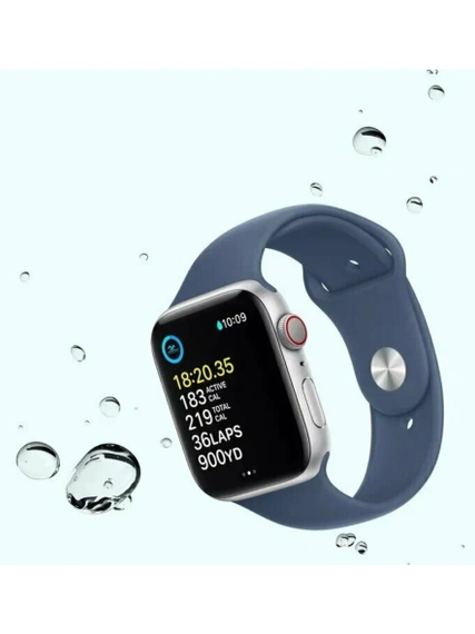 Умные часы Apple Watch SE 2024 GPS 40 мм Silver Aluminium Case with Denim Sport Band - M/L