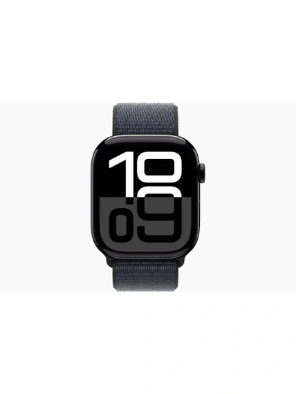 Умные часы Apple Watch S10 42 мм, Jet Black Aluminium, Ink Sport L