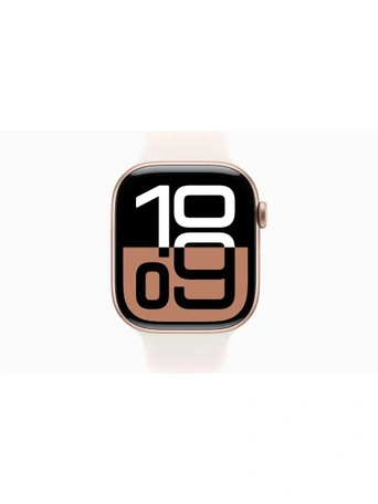 Умные часы Apple Watch S10 46 мм, Rose Gold Aluminium, Light Blush Sport Band - S/M