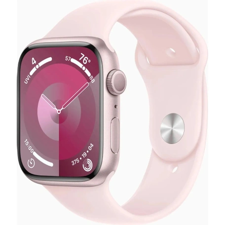Умные часы Apple Watch Series 9 45 мм Aluminium Case GPS, Pink/Light Pink Sport B S/M