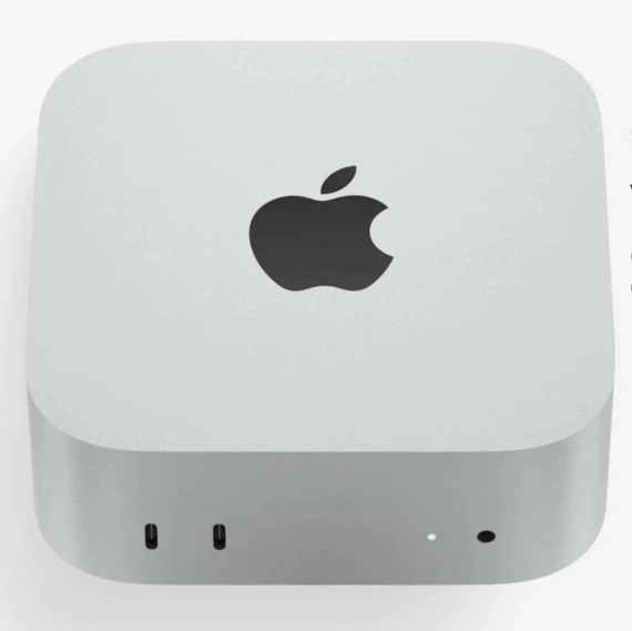 Мини ПК Apple Mac Mini 2024 M4, 10C/10C, 16GB/512GB (MU9E3)