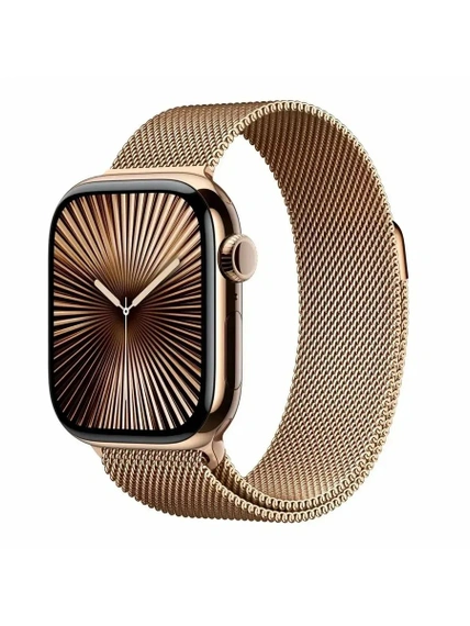 Умные часы Apple Watch Series 10 GPS + Cellular 42 мм Gold Titanium Case with Gold Milanese Loop