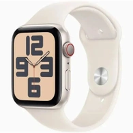 Умные часы Apple Watch SE 2024 GPS 44 мм Starlight Aluminium Case with Starlight Sport Band - M/L