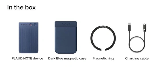 Цифровой диктофон Plaud Note ChatGPT NB-100 Navy Blue