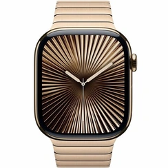 Умные часы Apple Watch Series 10 LTE 46 мм Gold Titanium Case Gold Link Bracelet - M/L