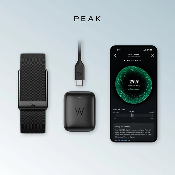 Умный браслет Whoop 5.0 SuperKnit Obsidian Peak