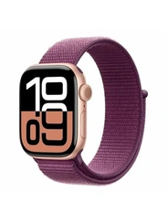 Умные часы Apple Watch S10 46 мм, Rose Gold Aluminium, Plum Sport L