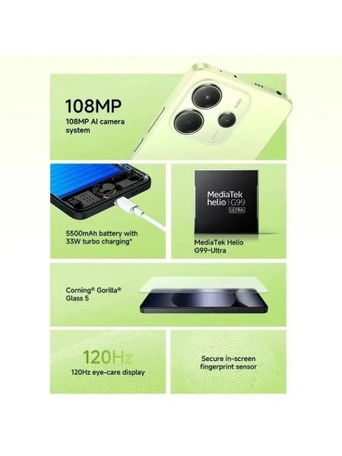 Смартфон Xiaomi Redmi Note 14, 8/256GB, Ocean Blue