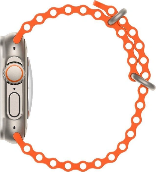 Умные часы Apple Watch Ultra 2 49 мм Natural Titanium Case GPS + Cellular, Orange Ocean Band