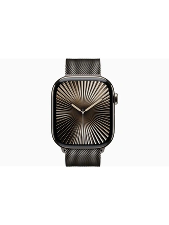 Умные часы Apple Watch S10 46 мм Cell, Slate Titanium, Slate Milanese Loop - M/L
