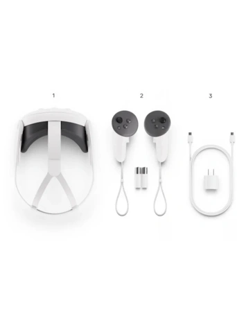 Шлем виртуальной реальности Oculus Quest 3S 128 GB, белый/серый