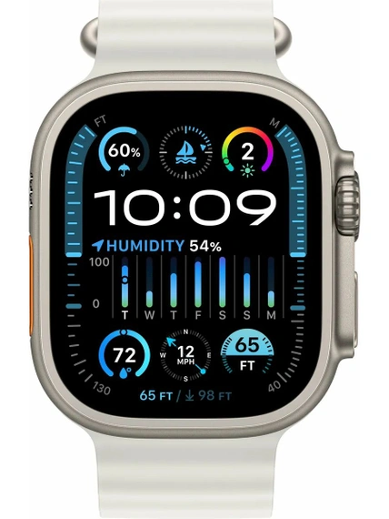 Умные часы Apple Watch Ultra 2 49 мм Titanium Case GPS + Cellular, White Ocean Band