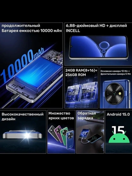 Смартфон Oukitel C59 Pro 8/256 Grey