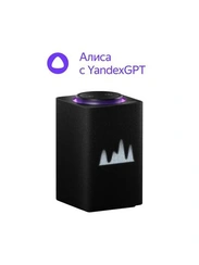 Умная колонка Яндекс Станция Макс с Алисой на YandexGPT, черный, с Zigbee