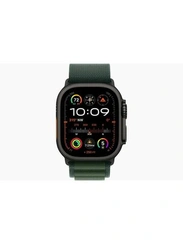 Умные часы Apple Watch Ultra 2 49 мм Black Titanium Case with Dark Green Alpine Loop - L