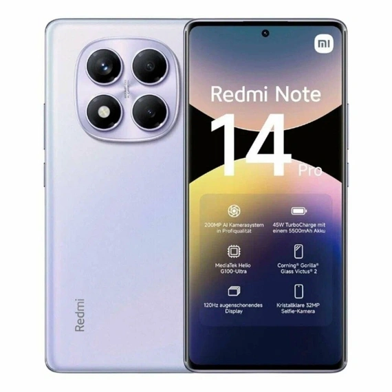 Смартфон Xiaomi Redmi Note 14 Pro 12/256 Aurora Purple