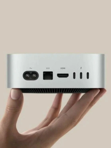Мини ПК Apple Mac Mini 2024 M4, 10C/10C, 16GB/512GB (MU9E3)