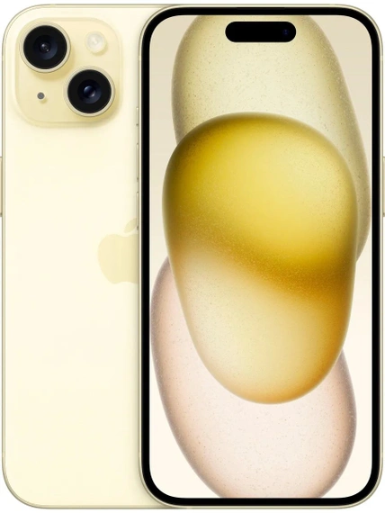 Смартфон Apple iPhone 15, 256GB, Yellow