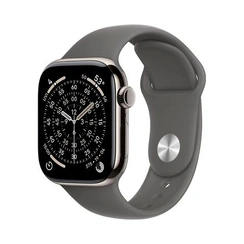 Умные часы Apple Watch S11 LTE 42 мм Natural Titanium Case with Stone Grey Sport Band - M/L