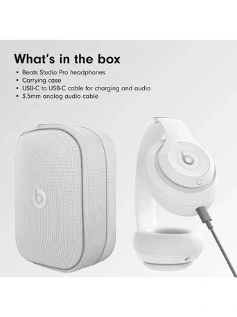 Беспроводные наушники Beats Studio Pro, Matte White