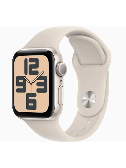 Умные часы Apple Watch SE 2024 GPS 40 мм Starlight Aluminium Case with Starlight Sport Band - M/L