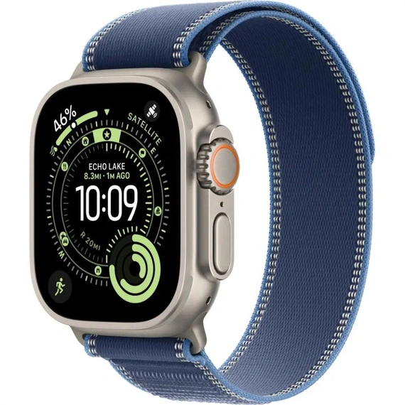 Умные часы Apple Watch Ultra 3 49 мм Natural Titanium Case with Blue/Bright Blue Trail Loop - M/L