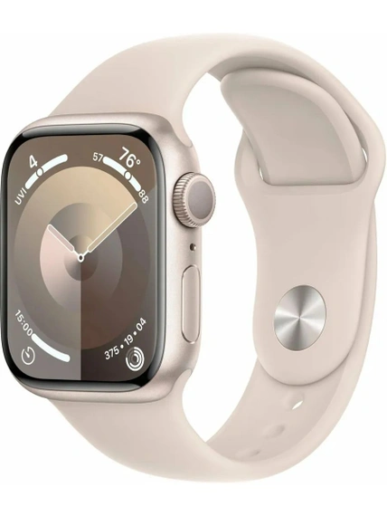 Умные часы Apple Watch Series 9 45 мм Aluminium Case GPS, starlight Sport B S/M
